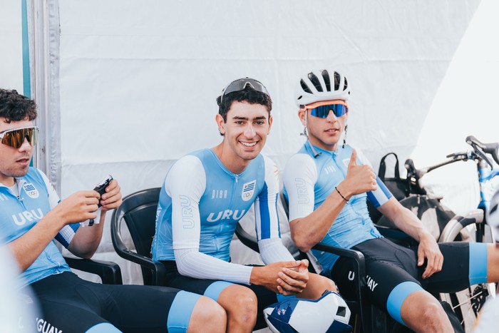 Ciro Pérez, tras la competencia, el 17 de agosto, en Asunción. · Foto: Lucía Pérez, COU