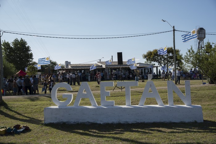 Acto de Un Solo Uruguay, en Gaetán, Lavalleja. · Foto: Agustín Salazar