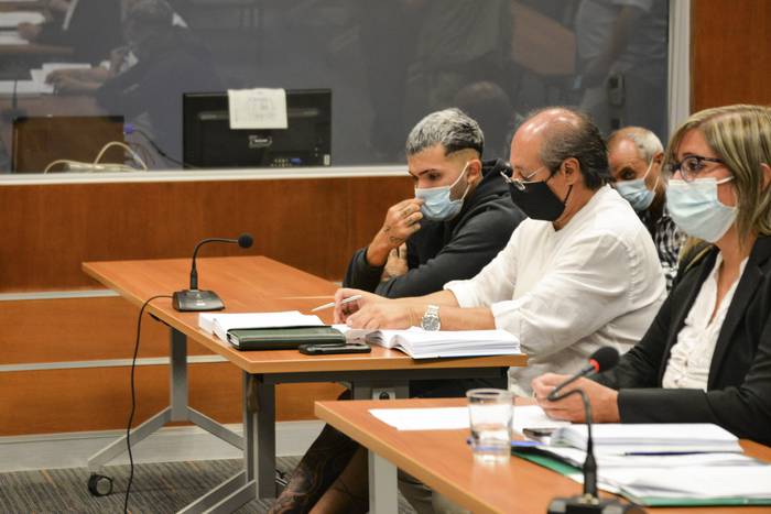 Nicolás Schiappacasse, durante la audiencia en la sede judicial. · Foto: Natalia Ayala