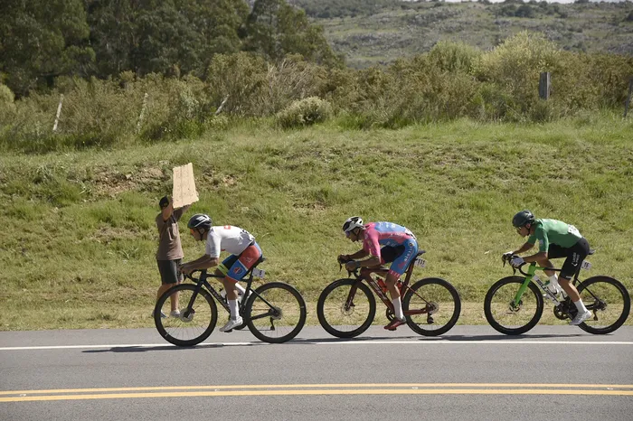 Agustín Alonso, de Club Náutico y de Pesca Boca de Cufré, 3 de abril, en la etapa 9 Rocha – Minas. · Foto: Guillermo Legaria, Agencia Gamba