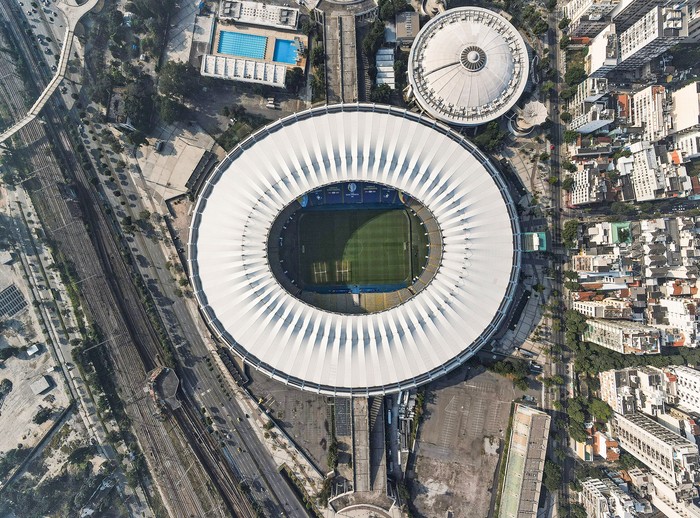 Estadio Maracaná, donde se jugará el la final de la Copa América, en Río de Janeiro.
 · Foto:  Antonio Lacerda, Efe