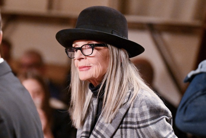 Diane Keaton, durante un evento  en Nueva York (archivo 2023). Foto: Angela Weiss, AFP.