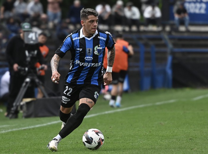 Diego García, durante un partido con Liverpool en el estadio Belvedere (archivo, octubre de 2024). · Foto: Mara Quintero