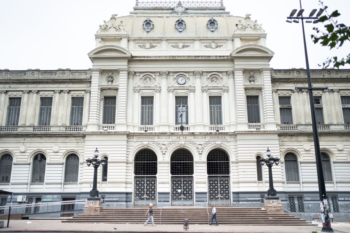 Universidad de la República (UdelaR), en Montevideo (archivo, enero de 2018). · Foto: Pablo Vignali
