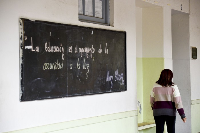 Liceo Departamental de Minas. (Archivo, setiembre de 2020) · Foto: Fernando Morán