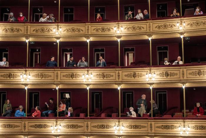 Teatro Solís (archivo, mayo de 2022). · Foto: Ricardo Antúnez, adhocFOTOS