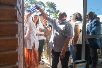 Daniel Olesker, el 12 de diciembre, en Maldonado · Foto: Pablo Serrón
