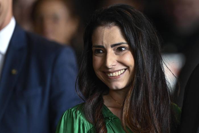 Estela Aranha, el 2 de enero de 2023, en el Palacio de Justicia de Brasilia. · Foto: Mauro Pimentel, AFP