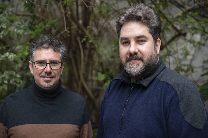 Diego Fernández Pujol y Rodolfo Santullo. · Foto: Alessandro Maradei