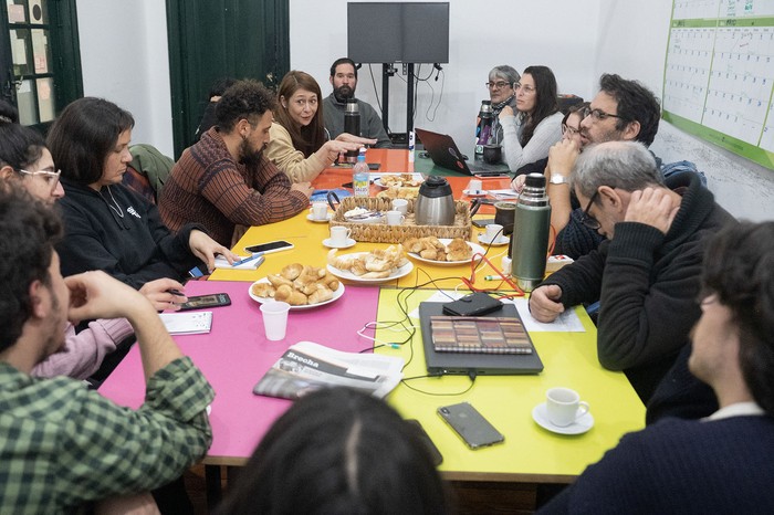 Encuentro de intercambio “El cooperativismo de trabajo que se viene”, en la Federación de Cooperativas de Producción del Uruguay (archivo, junio de 2024). · Foto: Alessandro Maradei
