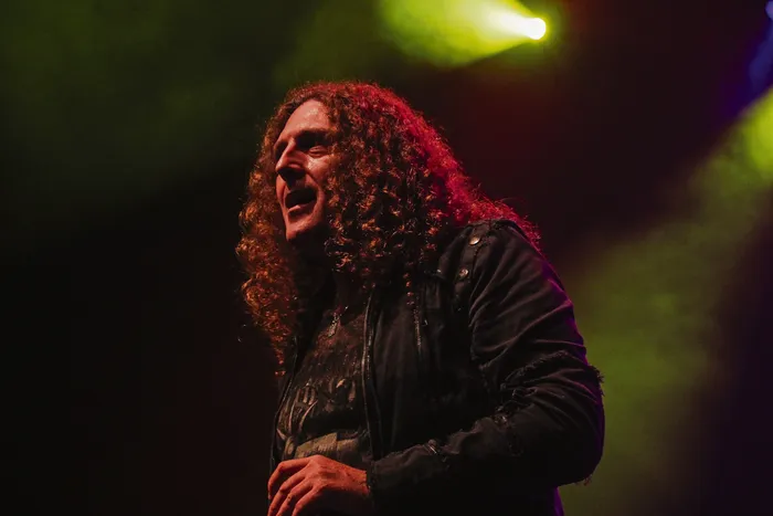 Fabio Lione, durante un show en Río de Janeiro (archivo, 2016). · Foto: Luiz Sosa, AFP