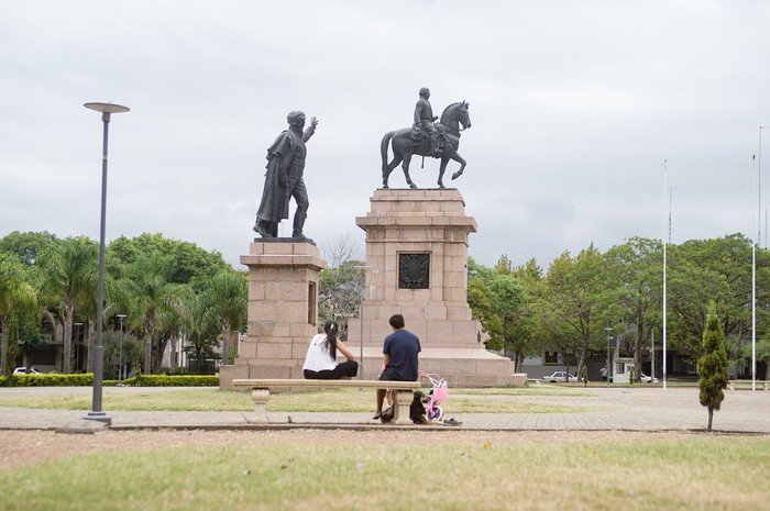 Plaza Artigas, en Salto. · Foto: Alessandro Maradei