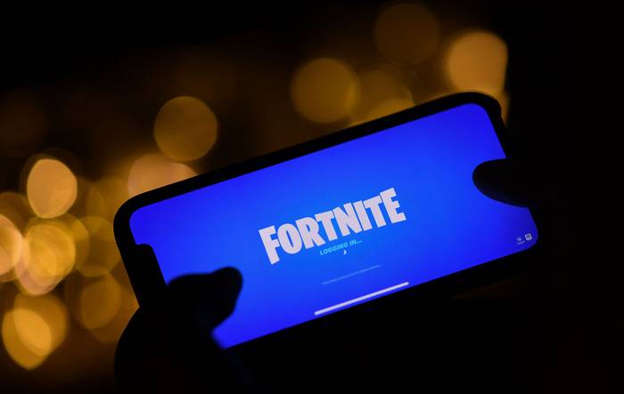 Inicio sesión en Fortnite, de Epic Games.
 · Foto: Chris Delmas, AFP