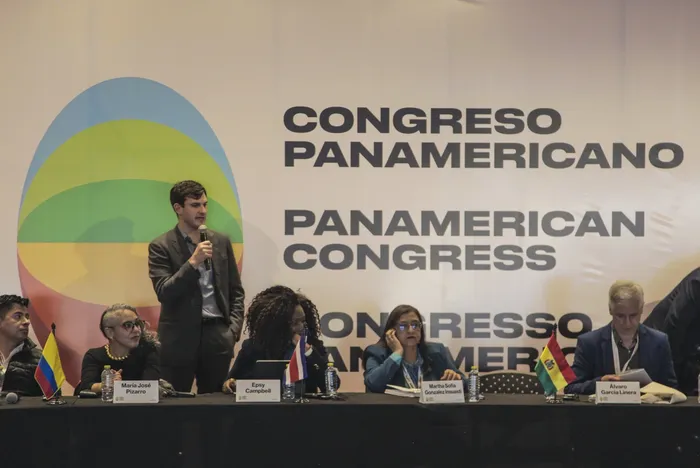 David Adler durante la primera edición del congreso en Bogotá. Foto: Congreso Panamericano.