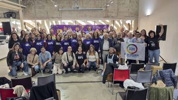 Asamblea de Casa Grande, el 22 de noviembre, en La Huella de Seregni. · Foto: X