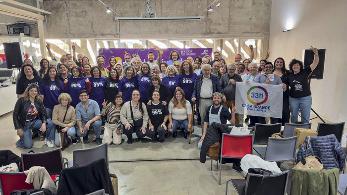 Asamblea de Casa Grande, el 22 de noviembre, en La Huella de Seregni. · Foto: X