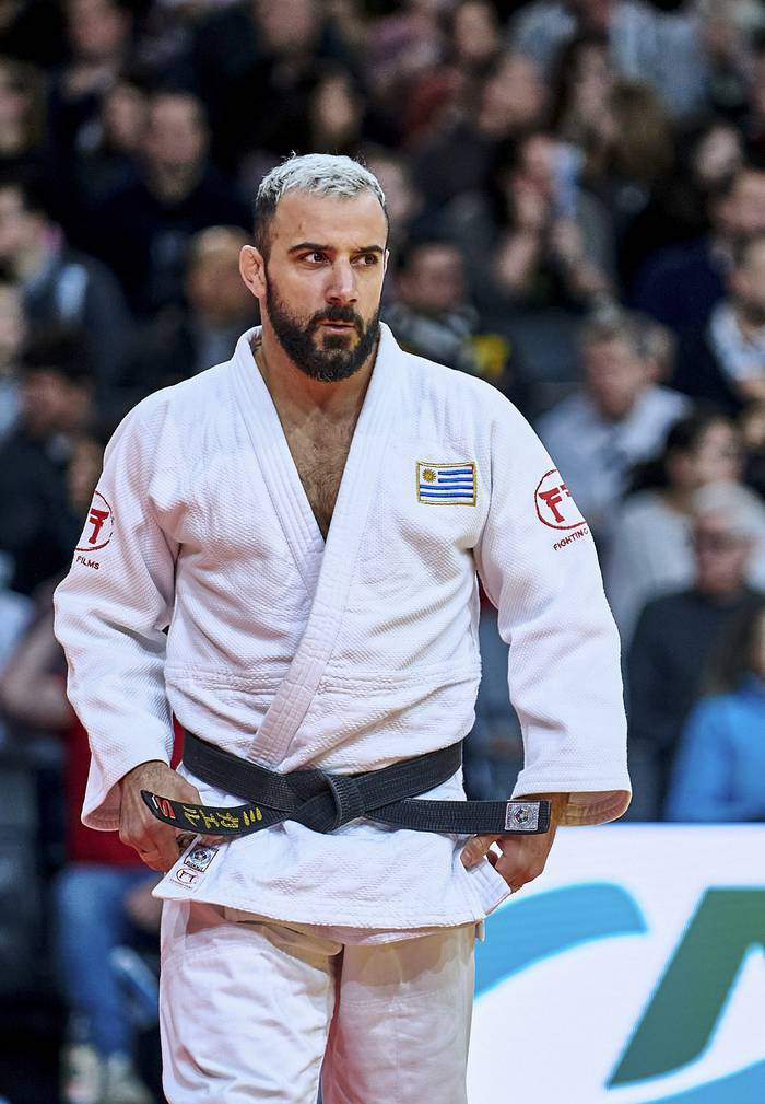 Mikael Aprahamian, durante el Gran Slam París. (archivo, 2020) · Foto: Marcelo Rua