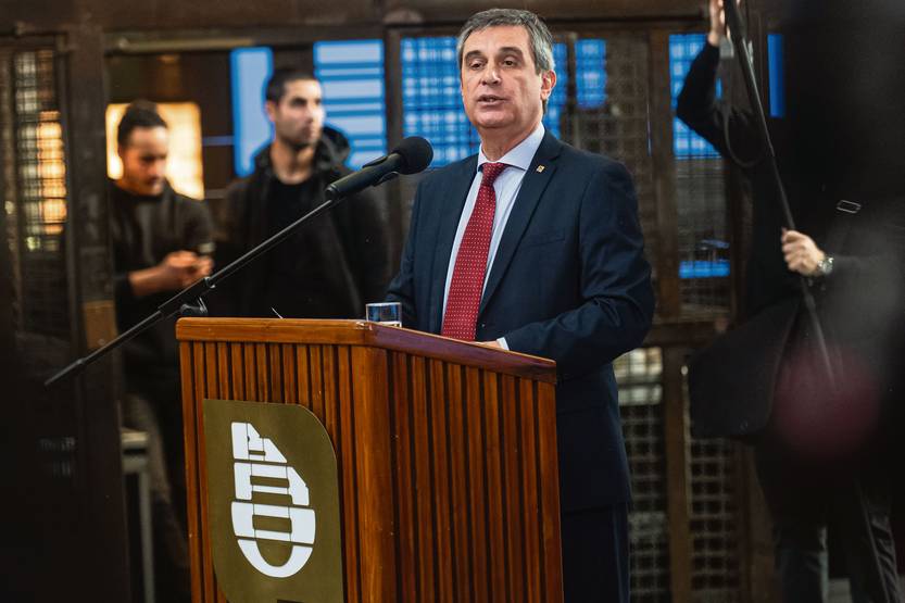 Álvaro García, casa central del BROU