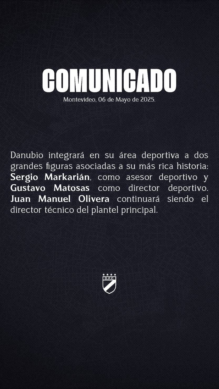 Comunicado Danubio