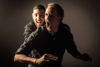 Agustín Urrutia y Rogelio Gracia. · Foto: Alejandro Persichetti, difusión