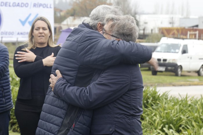 Enrique Antía y Darío Pérez, durante el lanzamiento de la campaña. Foto: difusión.