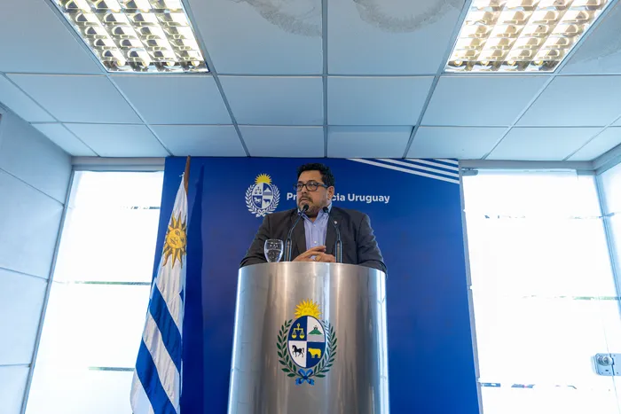 Alejandro Sánchez, tras el Consejo de Ministros, el 12 de octubre · Foto: Nadia Iula