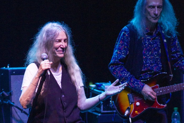 Pattti Smith, en el Teatro de Verano. (Archivo, 2019) · Foto: Ernesto Ryan