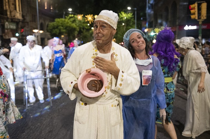 Bubys, durante el desfile de carnaval . · Foto: Alessandro Maradei