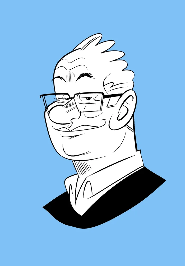 Foto principal del artículo 'Entrevista: Mario Lubetkin' · Ilustración: Cristian Moreira (MiLoco)