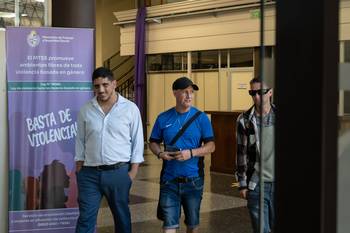 Integrantes de Mesa Coordinadora del Pan tras negociaciones en el Ministerio de Trabajo, el 16 de enero de 2026 · Foto: María Vivanco