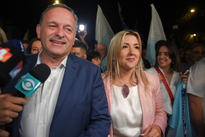 Álvaro Delgado y Valeria Ripoll. · Foto: Gianni Schiaffarino