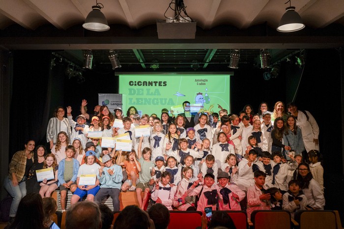 Entrega de los premios Gigantes de la Lengua, el 20 de noviembre, en el Centro Cultural España. · Foto: Natalia Rovira