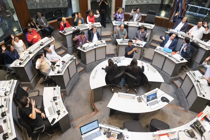 Junta Departamental de Montevideo (archivo, abril de 2026). · Foto: Alessandro Maradei