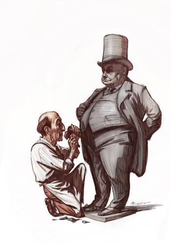 Foto principal del artículo '¡UGA, UGA, Uruguay great again!' · Ilustración: Federico Murro