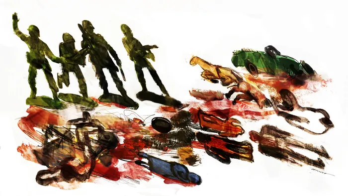 Foto principal del artículo 'La paz en Oriente Medio, lejana e imperiosa' · Ilustración: Federico Murro