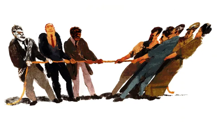 Foto principal del artículo 'El descontento frenteamplista y su contexto' · Ilustración: Federico Murro