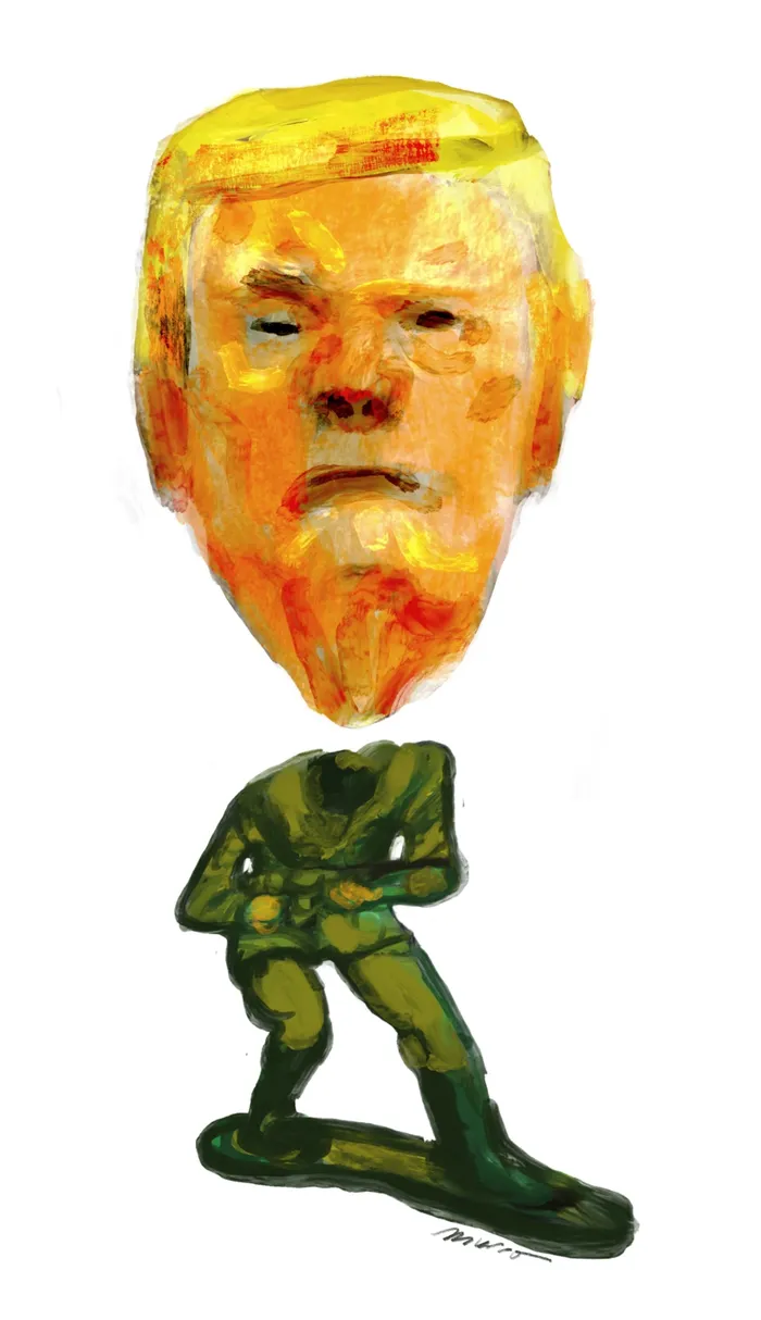 Foto principal del artículo 'Juegos de masacre' · Ilustración: Federico Murro