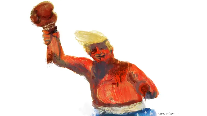 Foto principal del artículo 'Trump no es omnipotente' · Ilustración: Federico Murro