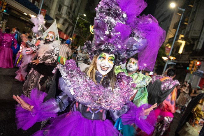 La Margarita, en el Desfile Inaugural del carnaval 2025 en 18 de Julio, el 23 de enero. · Foto: Gianni Schiaffarino