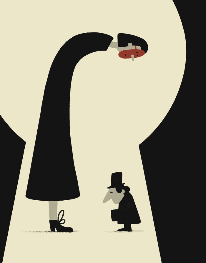 Foto principal del artículo 'La señora Wakefield' · Ilustración: Angelina Montero