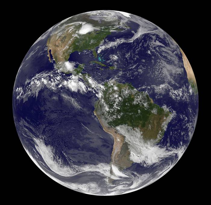 La Tierra en junio de 2012.
Foto: NASA Goddard