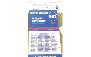 Foto principal del artículo 'Lista del PN de Colonia encabezada por homónimo de Guillermo Besozzi no competirá en las elecciones departamentales'