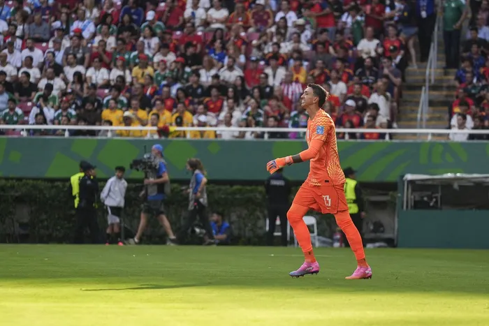 Fernando Muslera, el 26 de junio, en Guadalajara. · Foto: Juancho Torres / Anadolu / AFP