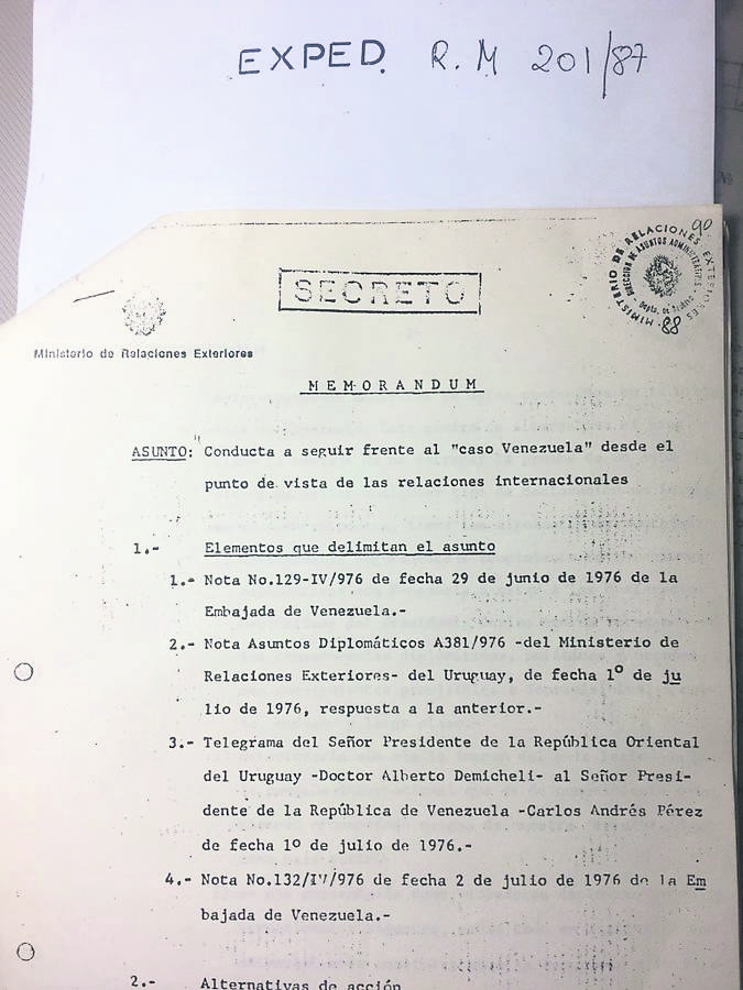 Memorándum secreto Postura