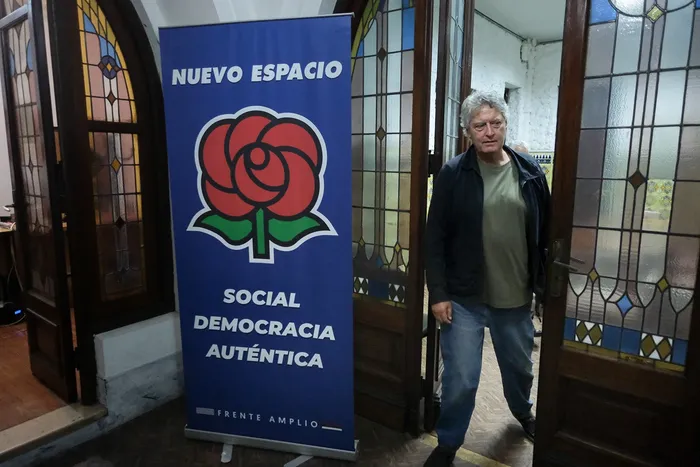 Rafael Michelini, en la sede del Nuevo Espacio (archivo, marzo de 2026). · Foto: Pablo Vignali