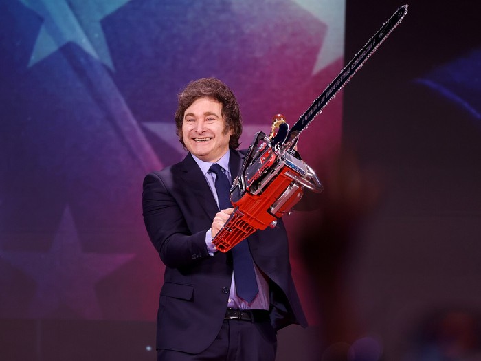 Javier Milei, en el centro de convenciones Gaylord National Resort, el 20 de febrero, en Maryland, Estados Unidos. · Foto: Wikimedia Commons