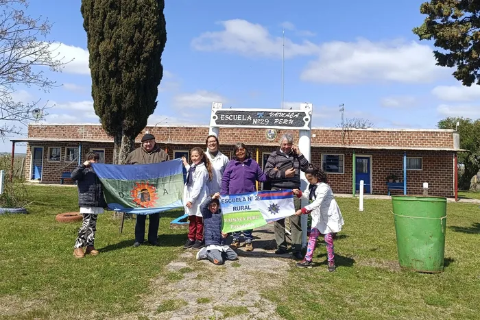 Escuela 29, “Vaimaca Perú”, en Tiaticura, Paysandú. · Foto: S/d de autor