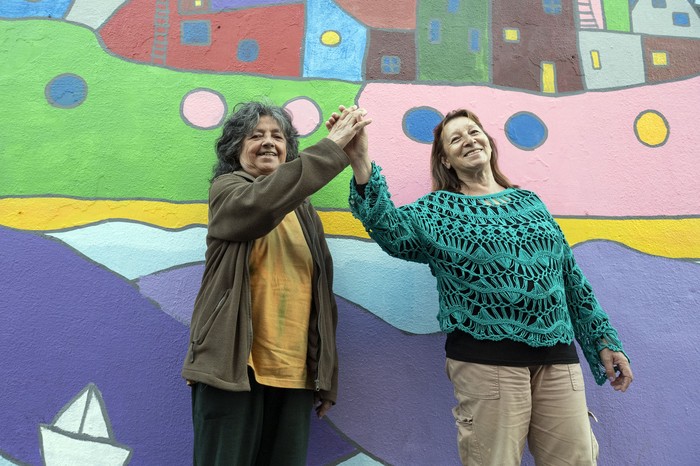 Susana Fernández y María Rubí Márquez integrantes de Nitep. · Foto: Alessandro Maradei