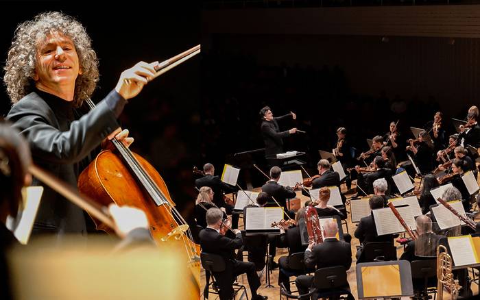 Orquesta Sinfónica de Lucerna y Steven Isserlis. Foto: Difusión.