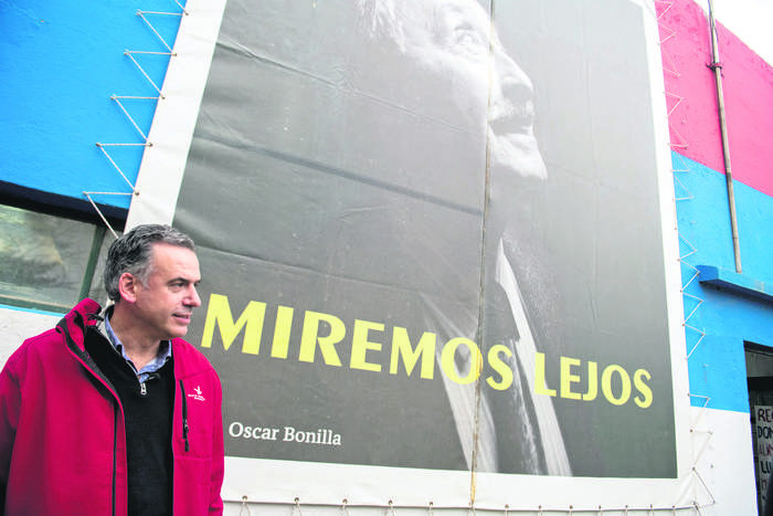 Yamandú Orsi, en el Día del Comité de Base, en Shangrilá, Canelones. · Foto: Santiago Mazzarovich / adhocFOTOS
